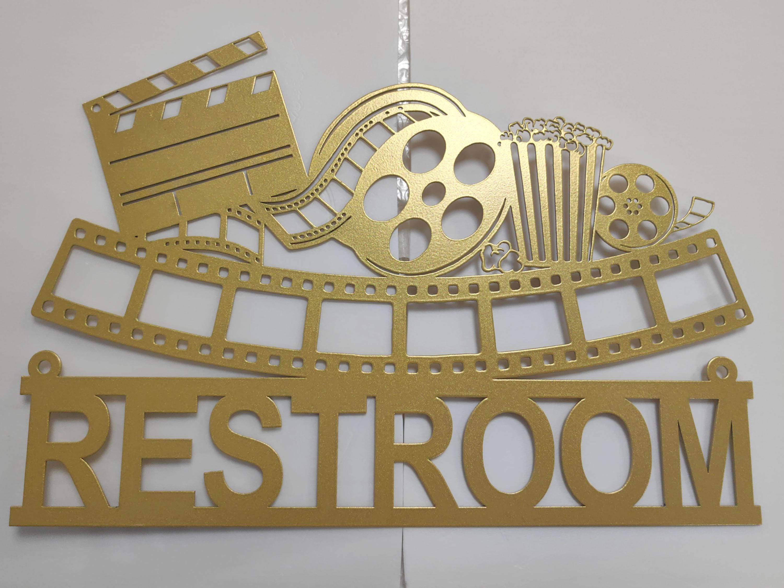 Personalized Home Cinema Metal Sign, Home Theater Metal Wall Art, Home ...