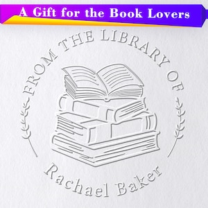 Sello de libro personalizado de la biblioteca de estampadores de libros/Sello de libro personalizado/Sello de biblioteca/Sello de la biblioteca de estampadores de libros/Sello de libro personalizado
