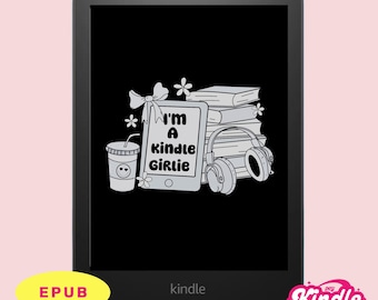 Kindle Girlie Lock Screen - Instant Downloadable Screensaver (EPUB)