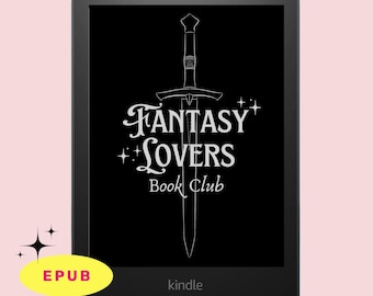 INSTANT Kindle Lock Screen | Fantasy Lovers Book Club | Downloadable Screensaver | Kindle & Kobo