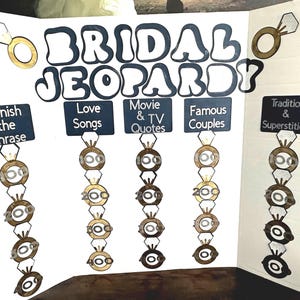 Bridal Shower Jeopardy