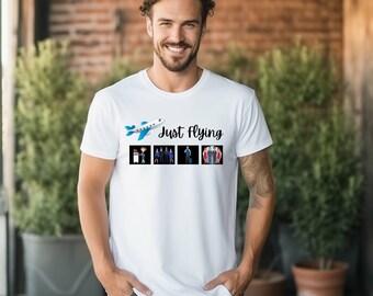 Cabin Crew T - shirt, Fabulous World of Flight Attendants, Just Flying Fun Flight Attendant, Cabin Crew Fun Shirt Flight Attendant Cute Tee