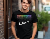 Gay Tshirt, Gay Sparkles, Mens Cotton Tee, Gifts for Gay Men, Pride Clothing, Great Price, Fantastic Gift, Funny TShirt, Gay Gifts