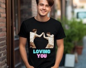 Gay Love Tee,  Heavy Cotton Tee, Gay Tshirt, 100% Cotton, Gifts for Gay Men, Pride Clothing, Great Price, Gay Gift