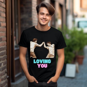Gay Love Tee,  Heavy Cotton Tee, Gay Tshirt, 100% Cotton, Gifts for Gay Men, Pride Clothing, Great Price, Gay Gift