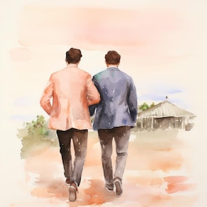 Gay Love Boho Prints, Gay Art High Quality, Satin Posters Gay Lovers, Gay Wall Art Great Gifts, Gay Posters, Gay Images, Gay Guys, Gay Men