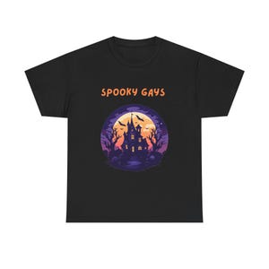 Gay Spooky Halloween Shirt, Happy Halloween Fun T-Shirt Cute Gay Pride Gift, Happy Spooky Gays T-Shirt Funny Gay Halloween Gift for Him Gay
