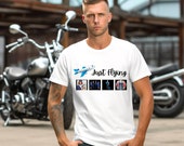 Flight Attendant Tshirt, Fabulous World of Flight Attendants, Just Flying 2, Fun Attendant, Gay Gift, Cabin Crew Fun Shirt, Cabin Crew