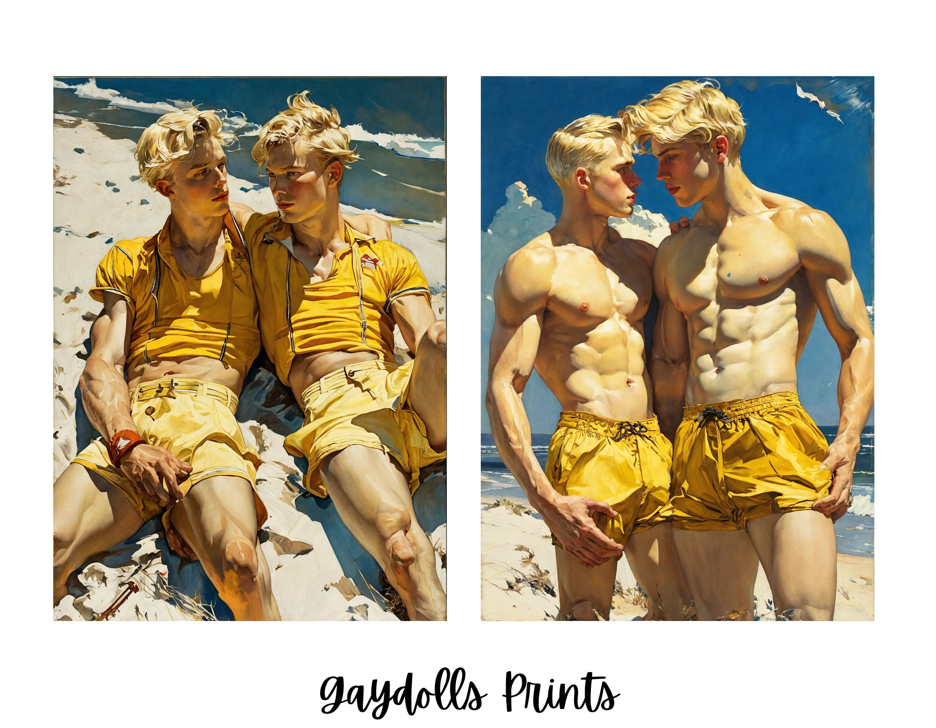 Gay Art Gay 1930 s Gay Print Gay Wall Art Gay Gifts LGBTQ Wall 