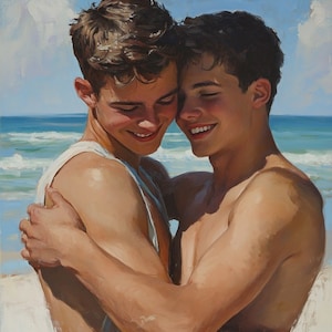 Gay Art, Beautiful Gay Art, Great gay Wall Art, Gay Print, Gay Gifts, Gay Wall Poster, Gay Men, Printable Wall Art, Gay Digital Prints, Gay