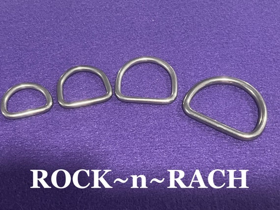 Stainless Steel *Welded* D-Rings 2-50 pieces (4 - sizes)