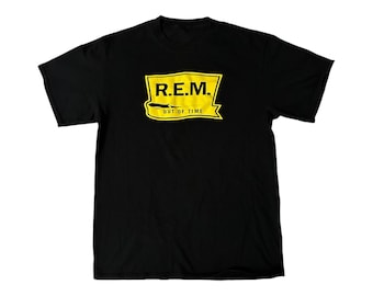 REM Out of Time logo shirt