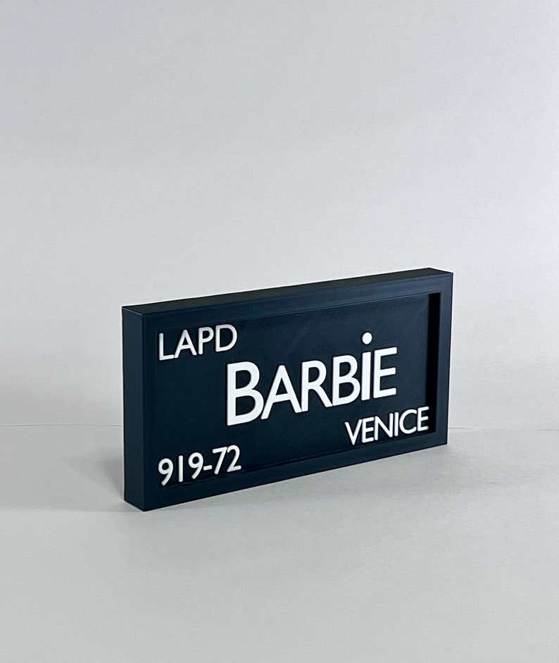 Barbie, Barbie Movie, Mugshot Sign, Cosplay, Halloween, Movie ...