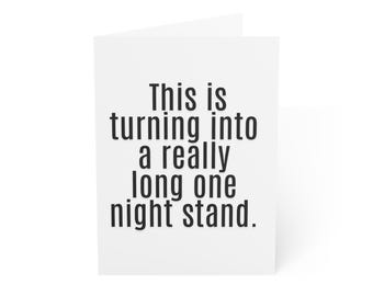Funny Anniversary Card | Relationship Card | Valentine's Day Card for Boyfriend Girlfriend Husband Wife | Envelope Included