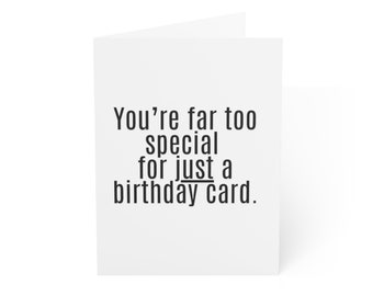 Tarjeta de cumpleaños, tarjeta de felicitación divertida, tarjeta de cumpleaños divertida, tarjeta sarcástica - ¡Sobre incluido!