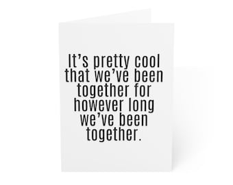 Anniversary Card, Funny Card, Funny Anniversary Card, Anniversary Gift - Envelope included!