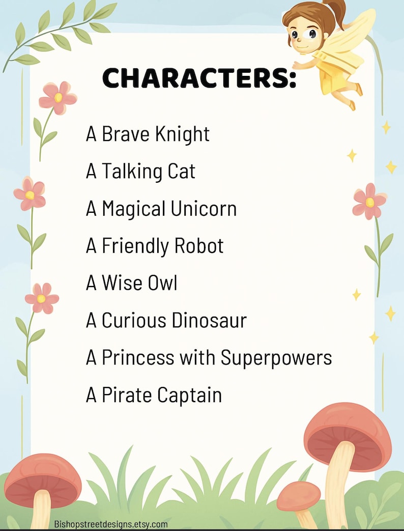 Printable "make Your Own Story" Kit for Kids – Create Your Own ...
