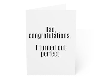 Father's Day Card, Dad Jokes, Funny Father's Day Card, Father's Day Greeting Card