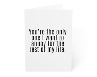 Anniversary Card, Funny Card, Funny Anniversary Card, Anniversary Gift - Envelope included!