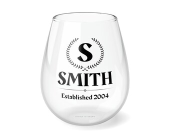 WEDDINGSTAR Stemless Wine Glass Gift Box - White Presentation Box With Clear Window