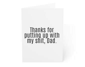 Father's Day Greeting Card, Father's Day Card, Funny Father's Day Card, Greeting Card