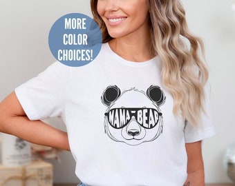Panda Mama Bear Shirt, Mama Panda Bear Tshirt, Panda Mama T-Shirt, Mother's Day Gift, Gift for Mom, Cute Mom Shirt, Panda Lover Gift