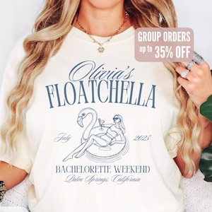 Last Splash Bachelorette Shirts, Custom Bach Pool Party Comfort Colors Shirt, Personalized Floatchella Weekend Girls Trip TShirt