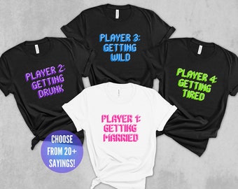 Funny Bachelorette Shirts, Gamer Pixel Bachelorette Party TShirt, Getting Married Gamer Girl Shirt, Bridal Party Gift, Gift for Bride to Be