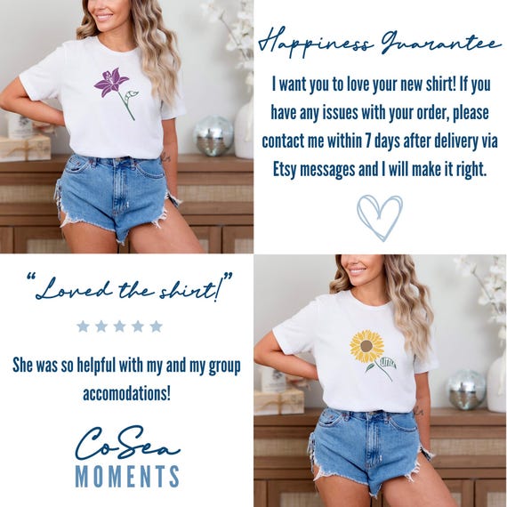 Sun Flower Big Sister Sorority Tee T-Shirt Sun Flower Big Sister Sorority Tee T-Shirt