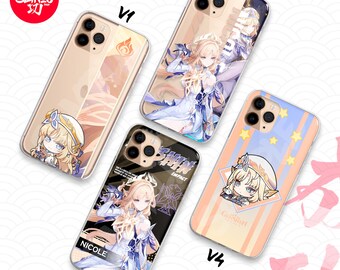 Capa protetora estética Genshin Impact Gorou para iPhone, Samsung e Android.