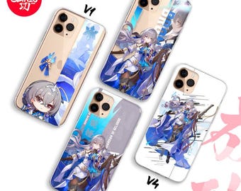 Capa protetora estética Honkai Star Rail Bronya para iPhone, Samsung e Android.