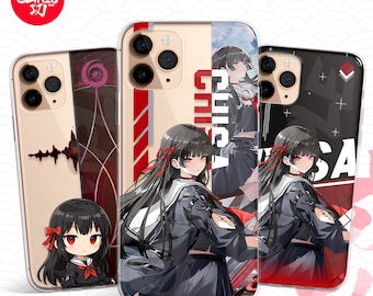 Capa para celular Wuthering Waves Chisa para iPhone, Samsung e Android - Capa protetora estética