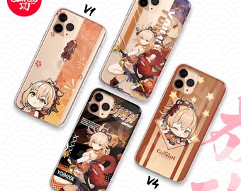 Capa para celular Genshin Impact Yoimiya para iPhone, Samsung e Android - Capa protetora estética