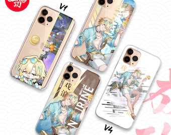 Capa para celular Honkai Star Rail com estampa Waveflair em aventurina, compatível com iPhone, Samsung e Android. Capa protetora estética.