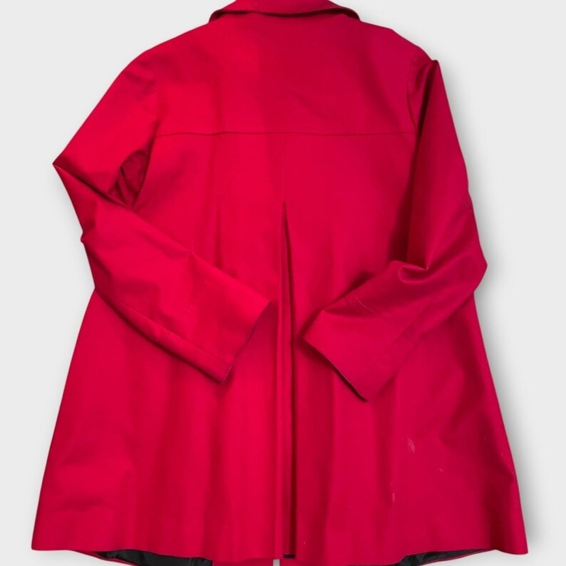 Pendleton George Simonton Swing Coat Women VTG Large Red Mod Elegant Statement image 3