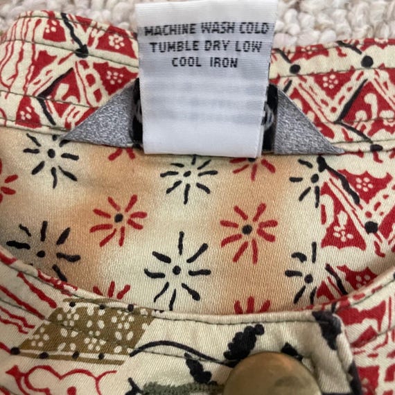 Stonebridge Vintage Jacket Medium Patchwork Zip U… - image 7