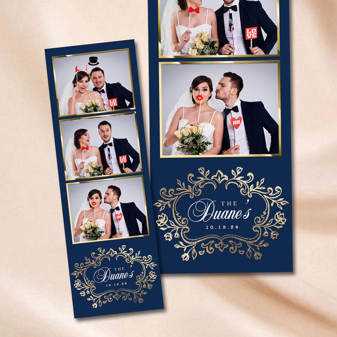 結婚式用フォトブースのテンプレート 記念日用フォトブースの