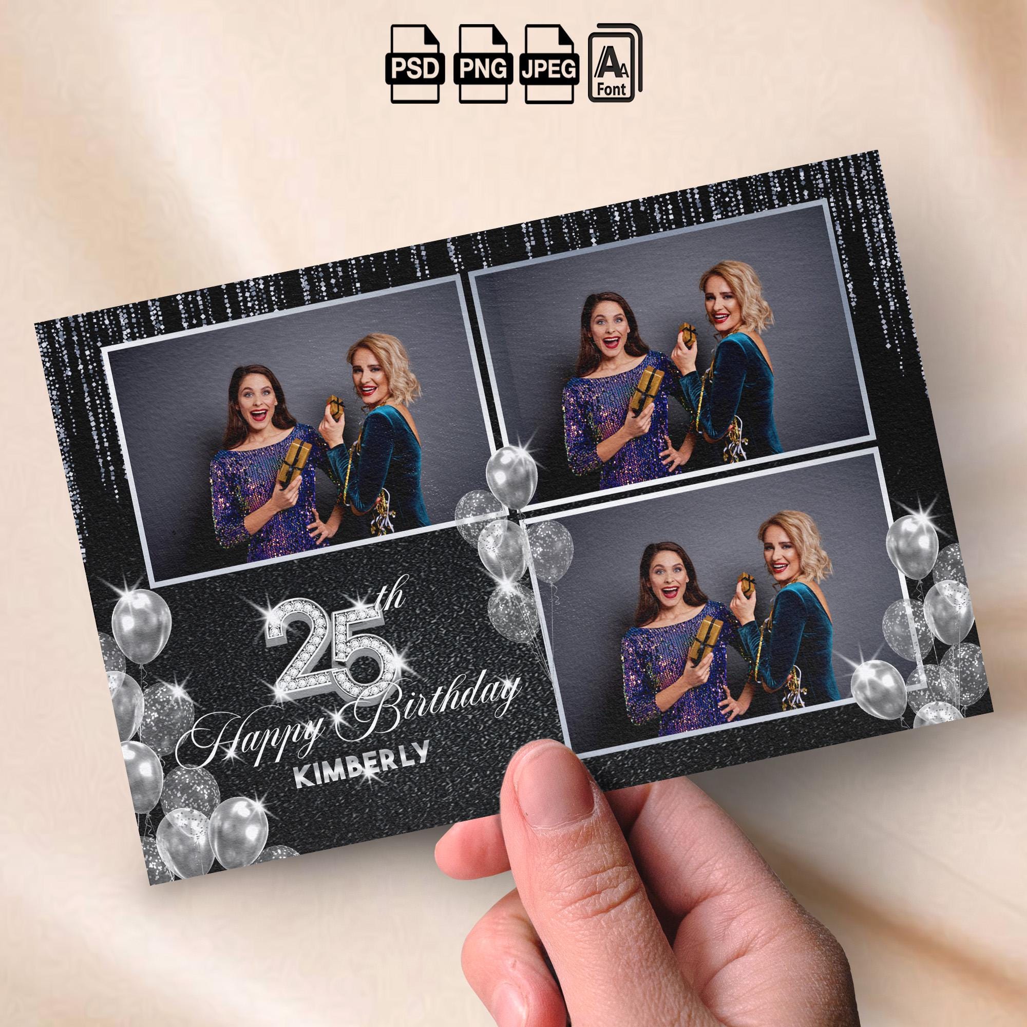 Walther Design Chloe Portrait cadre photo argent élégant