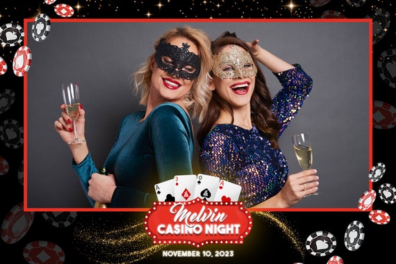 28 Accessoires Photomaton Casino Las Vegas - Thème Poker Et Fête De Casino