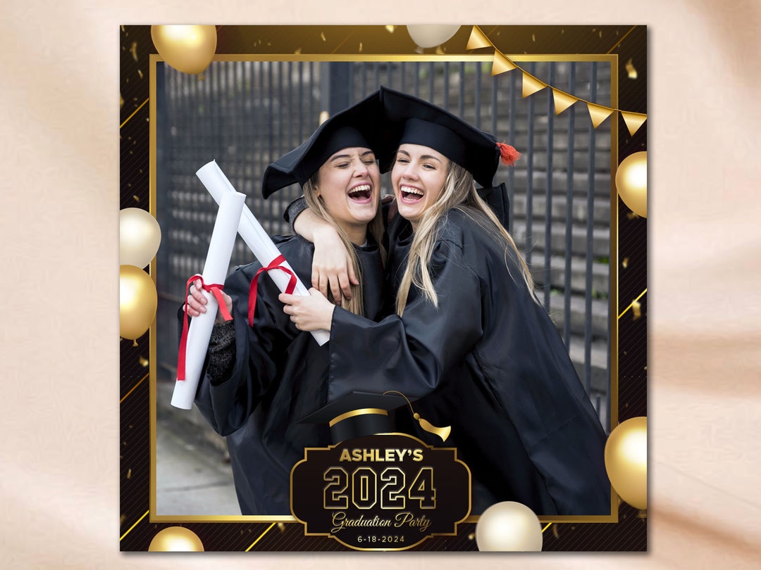 Graduation Party 360 Photo Booth Overlay 360 Photobooth Template ...