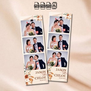 結婚式用フォトブースのテンプレート 記念日用フォトブースの