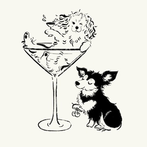 Tier Portrait Illustration: Handgezeichneter Hund (Digitaler Download)