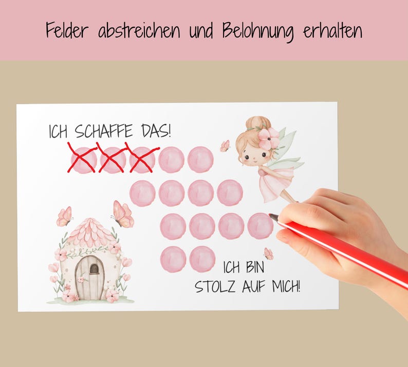 Reward Chart | Reward System | Reward Plan for Children With Fairies ...