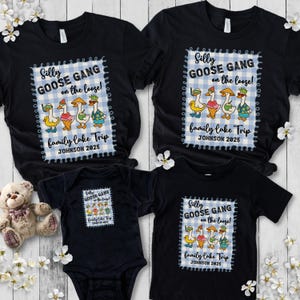 Personalized Family Lake Vacation Shirt, Custom Family Lake Trip TShirt, Family Vacation Matching Tees, Family Summer Vacation T-shirt