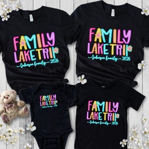 Personalized Family Lake Vacation Shirt, Custom Family Lake Trip TShirt, Family Vacation Matching Tees, Family Summer Vacation T-shirt