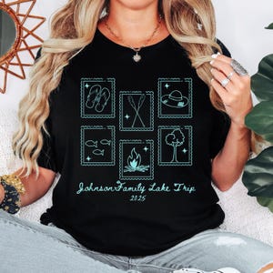 Personalized Family Lake Vacation Shirt, Custom Family Lake Trip TShirt, Family Vacation Matching Tees, Family Summer Vacation T-shirt