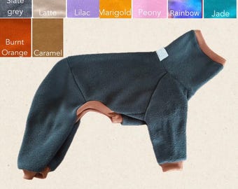 Italian Greyhound - various colours polar fleece full suit