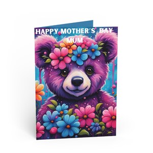 Einzigartige benutzerdefinierte Karte,Gedicht Muttertag,besonderes Andenken,bedeutungsvolle Karte,bedruckte Muttertag,besondere illustrierte Karte für Mama,schön
