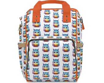 Flauschiger Monster Friends Windelrucksack, Geschenk zur Babyparty