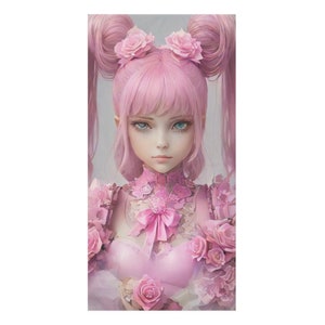 Coquette Décor Girls Mink-Cotton Towel, girls towel, printed towel for girls, pretty pink towel for girls